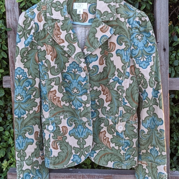 Ann Taylor Loft Petites Corduroy Blazer Size 6P - Picture 12 of 13